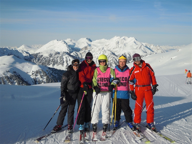 Tre guide con Florinda e Francesco